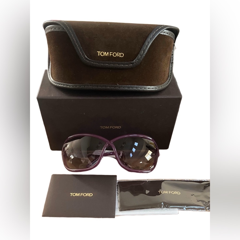 New Tom Ford Women’s Whitney Oversized Sunglasses with Case
